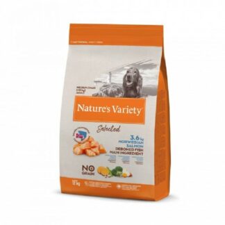Nature's Variety Selected Dog Adult Medium/Maxi с лососем 12 кг