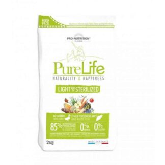 PureLife Light / Сухой стерилизованный корм для собак 2 кг