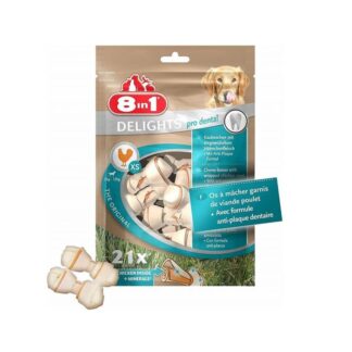 8in1 Delights Pro Dental Bone Dog XS x 21 МУЛЬТИПАКЕТ 4 УПАКОВКИ