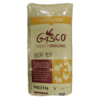 Натуральная соломенная подстилка Gasco для грызунов и птицы 8 кг