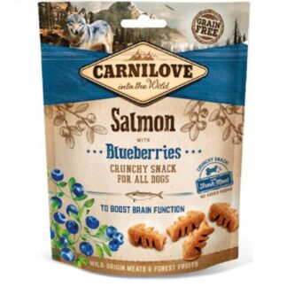 Carnilove Crunchy Snack Лосось и черника для собак 200 г