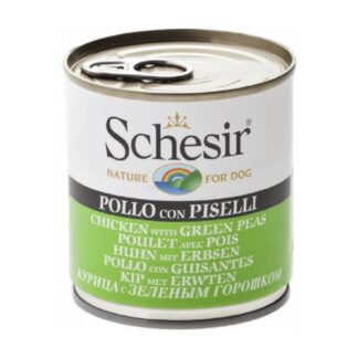 Schesir Цыпленок с горошком в желе для собак 16 x 285 г