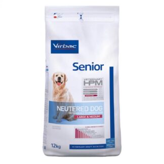 Virbac Veterinary HPM Senior для кастрированных крупных и средних собак, 12 кг