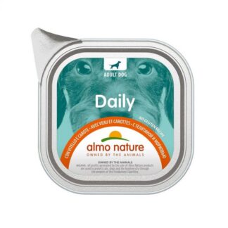 Almo Nature Dog Daily с телятиной и морковью 32 x 100 г