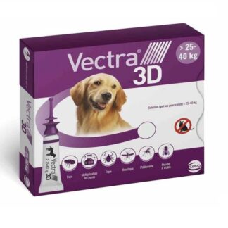 Vectra 3D Dog от 25 до 40 кг 3 пипетки