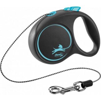 Веревка для поводка Flexi Black Design M синяя 5 м