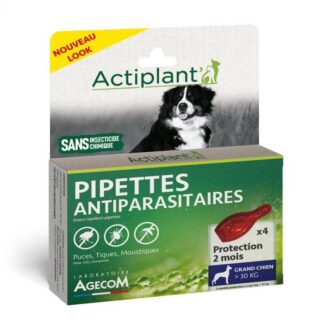 Actiplant Пипетки для борьбы с вредителями для собак >30 кг x4