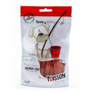 Word of Truffles Treats Полоски с лососем для собак 80 г