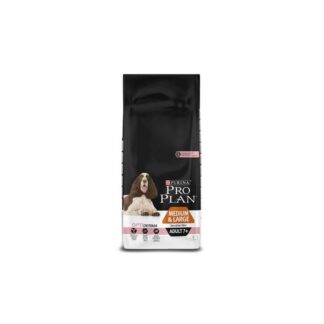 Purina Proplan Dog Medium-Large Adult 7+ Sensitive Skin Salmon OPTIDERMA 14 кг