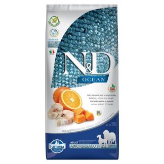 Farmina N&D Ocean Maxi & Medium Adult Cod fish 12kg