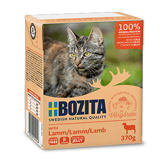 Bozita Cat, Lamb Chunks in Jelly 16x370g