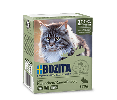 Bozita Cat, Rabbit Chunks in Jelly 370g