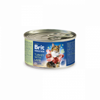 Brit Premium by Nature Turkey with Lamb konserv kassidele 200g