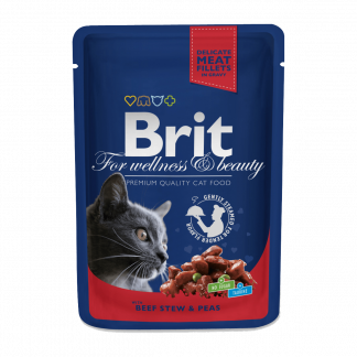 Brit Premium Beef Stew & Peas einekotike kassidele 100g