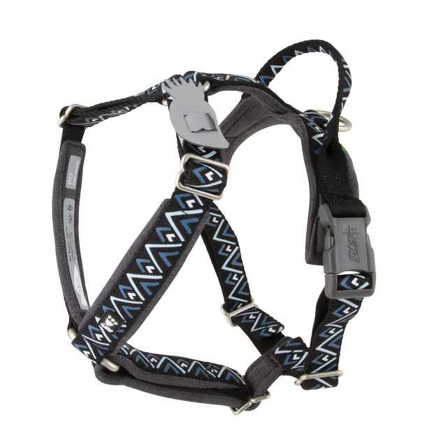 Hurtta Razzle-Dazzle Y-traksid 55-65 cm, must