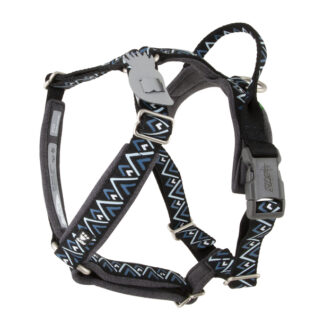 Hurtta Razzle-Dazzle Y-traksid 65-80 cm, must
