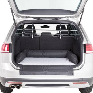 Car boot cover, with bumper protection, 95 × 75 cm, black/grey