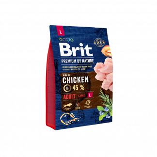 Brit Premium by Nature Adult L koeratoit 3 kg