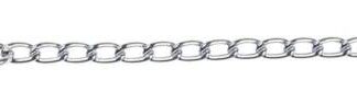 Chain leash with nylon hand loop, 1.00 m/4.0 mm, black