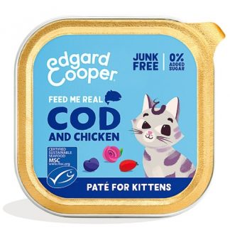 Edgard Cooper pasteet kassipoegadele tursa ja kanaga 85 g