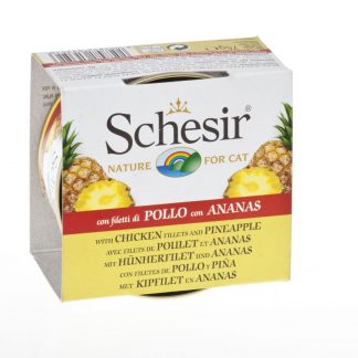 SCHESIR Cat Fruit 75 gr. Can Chicken with Pineapple