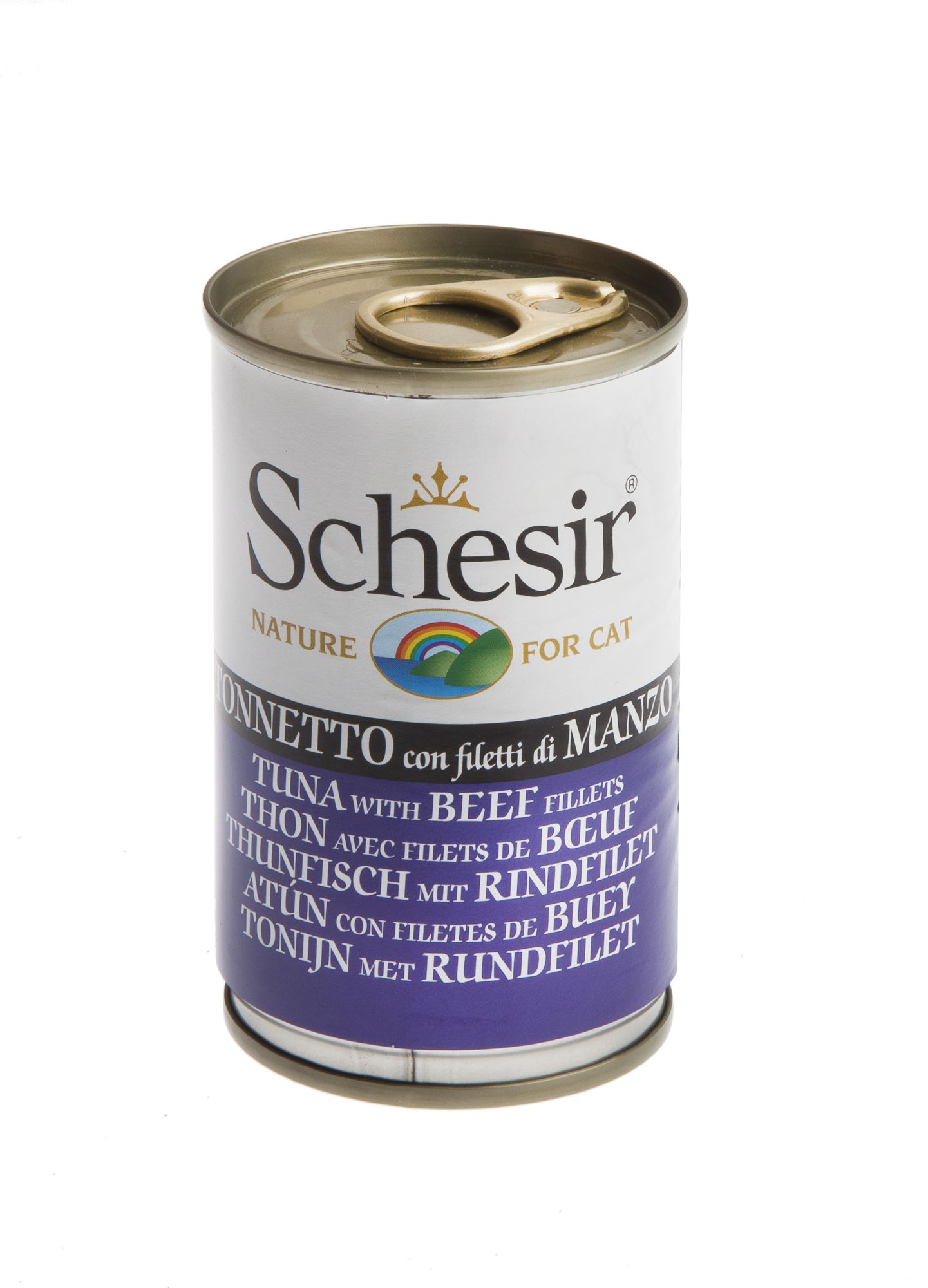 SCHESIR Cat 140 gr. Can Tuna with Beef