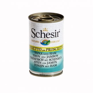 SCHESIR Cat 140 gr. Can Tuna with Ham