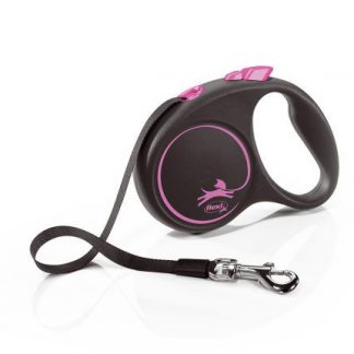 flexi Black Design S Tape 5m, black/ pink