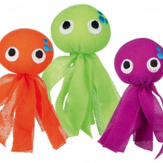 Kassi mänguasi Octopus fabric 11cm