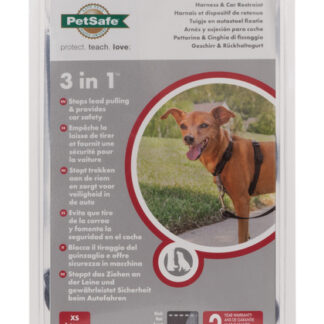 PetSafe 3 in 1™ traksid ja auto turvarihm XS, must