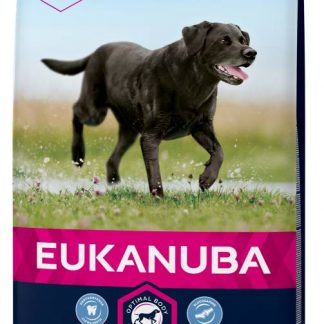 EUKANUBA dry dog food (kibble) for Thriving Mature large breed dogs that's Rich in fresh chicken 15 kg