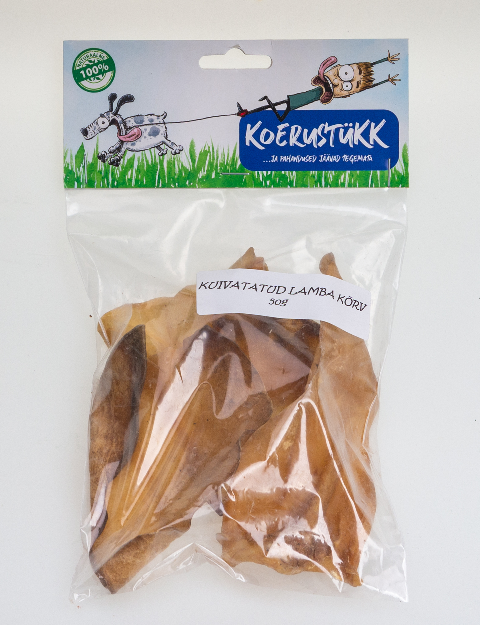 Koerustükk - Kuivatatud lambakõrv 50g
