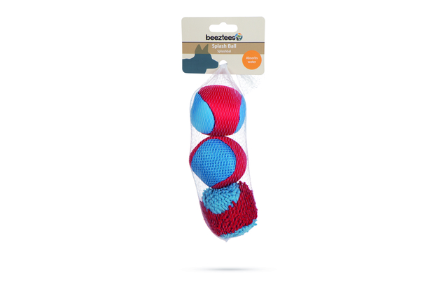 Beeztees Splash Ball, mänguasi koerale, 3 tk pakendis