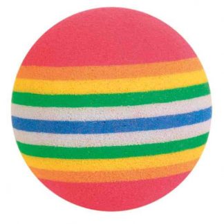 Rainbow balls, foam, ø 4 cm, 4 pcs.