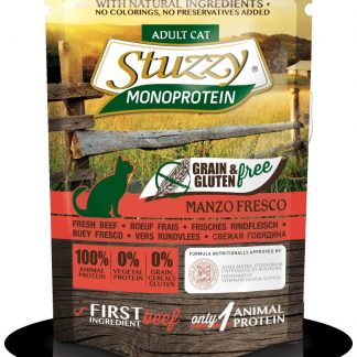 STUZZY Cat Grain Free Monoprotein 85 gr. Pouch Beef