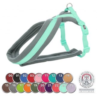 Premium touring harness, L: 60–100 cm/25 mm, red