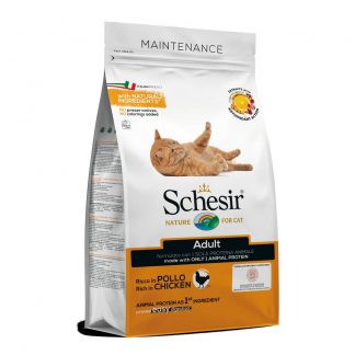 SCHESIR Cat Dry 400 gr. Bag Maintenance Chicken