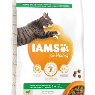 IAMS for Vitality dry cat food (kibble) for adult cats with lamb 10 kg