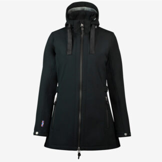 Horze Freya naiste pikk softshell jakk 42, must