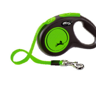 Flexi Neon lintrihm S 5 m, roheline