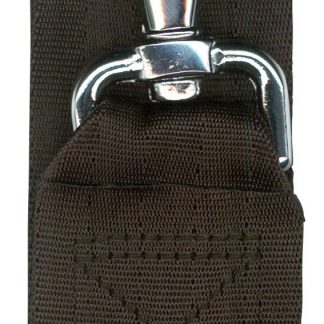 Universal short leash, 27 cm/45 mm, black