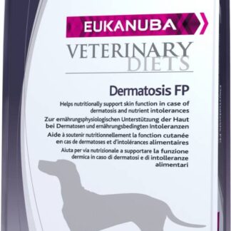 EUKANUBA Veterinary Diets dry dog food (kibble) to support dogs with Dermatosis FP 12 Kg