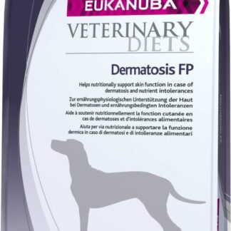 EUKANUBA Veterinary Diets dry dog food (kibble) to support dogs with Dermatosis FP 5 kg