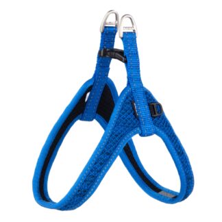 Rogz Utility Small/Medium Fast Fit Dog Harness, Blue Reflective