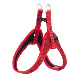 Rogz Utility Small/Medium Fast Fit Dog Harness, Red Reflective