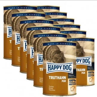 Happy Dog Single Protein (100% kalkun) - 12x400 gr