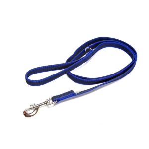 JULIUS K9® Smycz dla psa antypoślizgowa z uchwytem 20mm / 1,8m niebieska