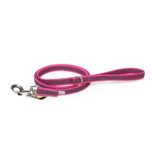 JULIUS K9® Smycz dla psa antypoślizgowa z uchwytem 20mm / 1,8m różowa