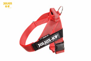 JULIUS K9® Szelki dla psa pasowe roz. 1 czerwone