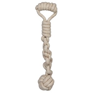Trixie Sznur z plecioną piłką i wygodną rączką dla psa 38cm
